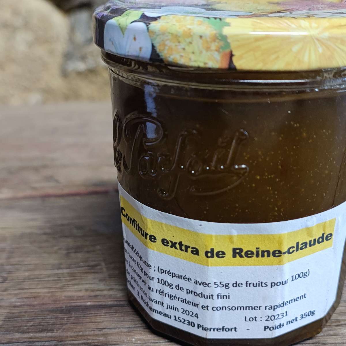 Confiture de reine claude